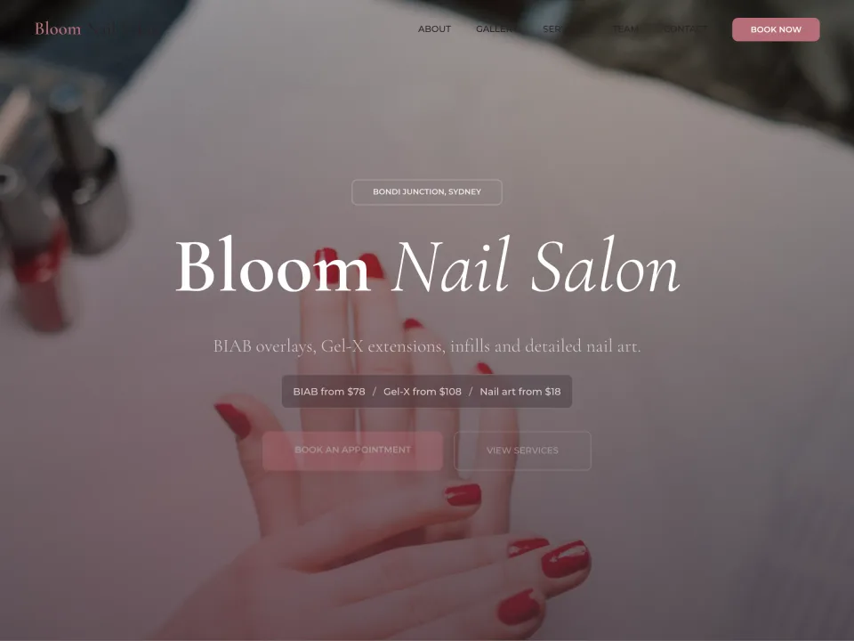 Nail Salon template