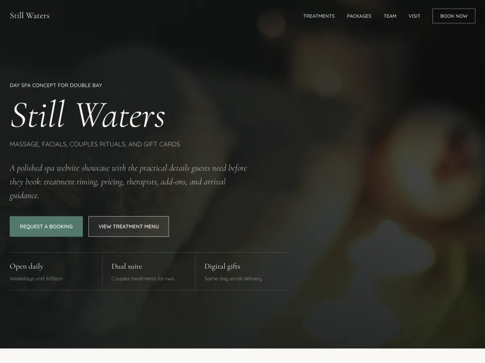 Day Spa template